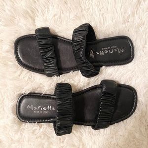 MARIELLA Scrunched Sandals